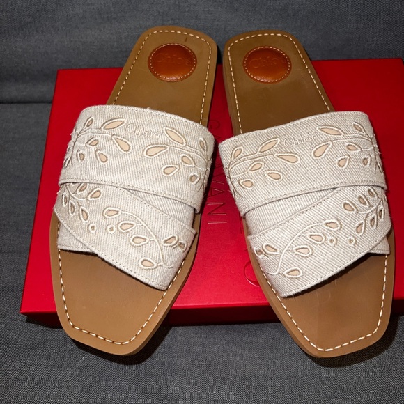 Sold-Chloe Woody Flat Mule (NWT) ! - Picture 2 of 6